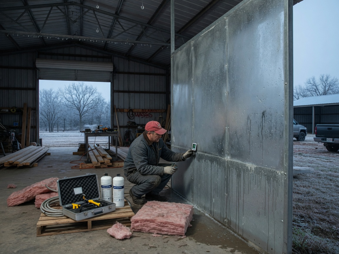 How to Stop Condensation in Owasso Metal Shops and Pole Barns