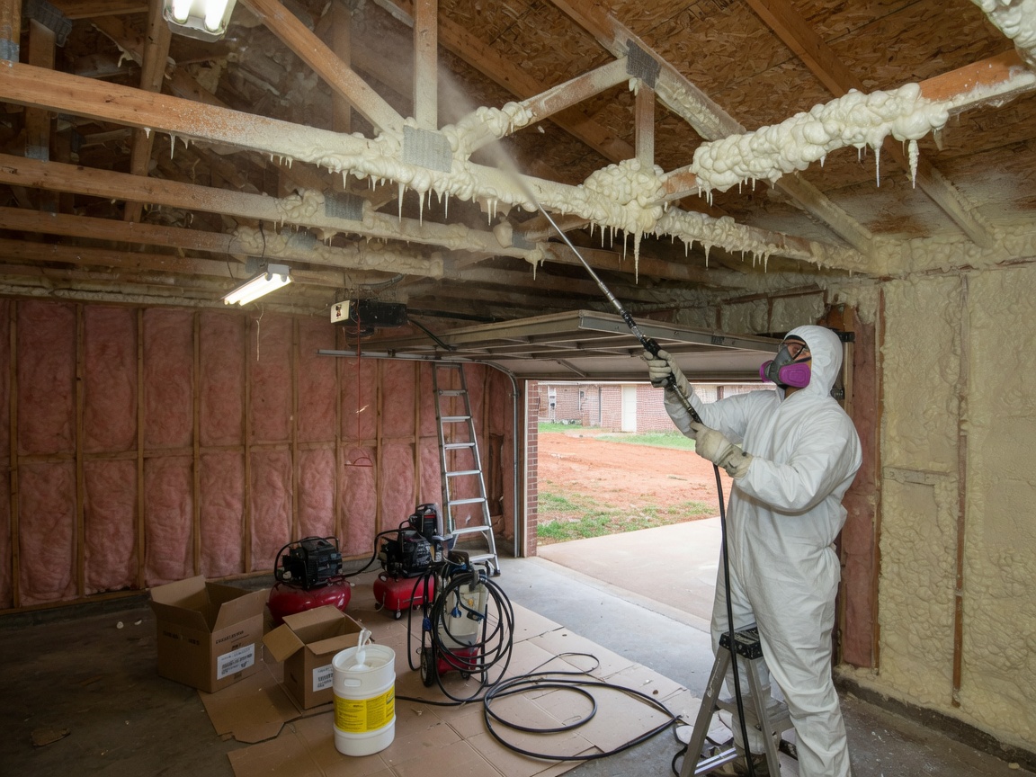 Garage Spray Foam Insulation in Owasso